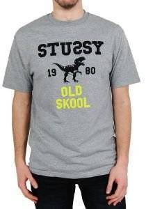 T-SHIRT STUSSY COLLEGE CREW DINO ���� (L)