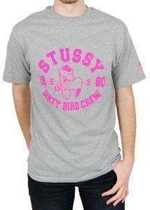 T-SHIRT STUSSY DIRTY BIRD CREW  (S)