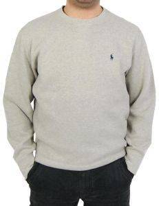 ΠΟΥΛΟΒΕΡ RALPH LAUREN ΜΠΕΖ ΜΕ ΠΟΛΥ ΛΕΠΤΗ ΠΛΕΞΗ (L) ΠΟΥΛΟΒΕΡ RALPH LAUREN ΜΠΕΖ ΜΕ ΠΟΛΥ ΛΕΠΤΗ ΠΛΕΞΗ (L)