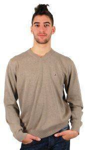 ΠΟΥΛΟΒΕΡ TOMMY HILFIGER ΜΕ V ΜΠΕΖ (L) ΠΟΥΛΟΒΕΡ TOMMY HILFIGER ΜΕ V ΜΠΕΖ (L)