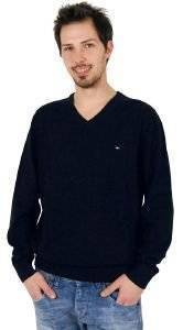 ΠΟΥΛΟΒΕΡ TOMMY HILFIGER ΜΕ V ΜΠΛΕ ΣΚΟΥΡΟ (L) ΠΟΥΛΟΒΕΡ TOMMY HILFIGER ΜΕ V ΜΠΛΕ ΣΚΟΥΡΟ (L)