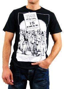 T-SHIRT ZOO YORK THE END IS NEAR ΜΑΥΡΟ (L) T-SHIRT ZOO YORK THE END IS NEAR ΜΑΥΡΟ (L)