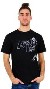 T-SHIRT ANALOG JAM ΜΑΥΡΟ (Μ) T-SHIRT ANALOG JAM ΜΑΥΡΟ (Μ)