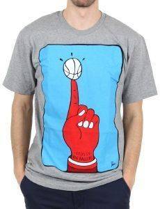 T-SHIRT PARRA BIG BALLERS STUSSY ΓΚΡΙ (L) T-SHIRT PARRA BIG BALLERS STUSSY ΓΚΡΙ (L)