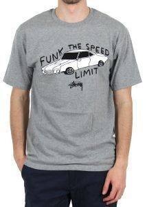T-SHIRT SPEED LIMIT STUSSY ΓΚΡΙ ΜΕΛΑΝΖΕ (M) T-SHIRT SPEED LIMIT STUSSY ΓΚΡΙ ΜΕΛΑΝΖΕ (M)