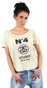 T-SHIRT STUSSY N4 SLOUCHY CREW NECK ΕΚΡΟΥ (M) T-SHIRT STUSSY N4 SLOUCHY CREW NECK ΕΚΡΟΥ (M)