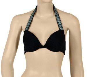 F.X. MONTERO BIKINI TOP FXMONTERO CLASSIC CUT ΜΑΥΡΟ TRIBAL (38B)