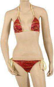 BIKINI SET CLUB NEUF ETHNIK ΠΛΕΚΤΟ ΡΟΖ ΚΙΤΡΙΝΟ (40B) BIKINI SET CLUB NEUF ETHNIK ΠΛΕΚΤΟ ΡΟΖ ΚΙΤΡΙΝΟ (40B)
