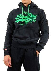 HOODIE SUPERDRY BASIC VINTAGE DAYGLO ΜΑΥΡΟ (L) HOODIE SUPERDRY BASIC VINTAGE DAYGLO ΜΑΥΡΟ (L)