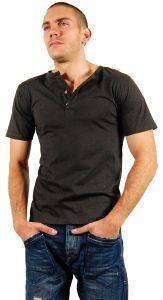 T-SHIRT HENLEY   CLASSIC CUT  (M)