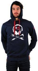HOODIE DRUNKNMUNKY ΜΠΛΕ ΜΕ ΛΕΥΚΗ ΣΤΑΜΠΑ (S) HOODIE DRUNKNMUNKY ΜΠΛΕ ΜΕ ΛΕΥΚΗ ΣΤΑΜΠΑ (S)