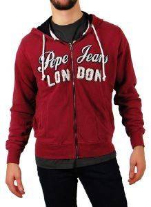 HOODIE ΜΕ ΦΕΡΜΟΥΑΡ PEPE JEANS ΜΠΟΡΝΤΩ (M) HOODIE ΜΕ ΦΕΡΜΟΥΑΡ PEPE JEANS ΜΠΟΡΝΤΩ (M)