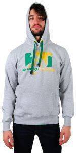 HOODIE DRUNKNMUNKY ΓΚΡΙ ΜΕ ΠΡΑΣΙΝΗ ΣΤΑΜΠΑ (L) HOODIE DRUNKNMUNKY ΓΚΡΙ ΜΕ ΠΡΑΣΙΝΗ ΣΤΑΜΠΑ (L)