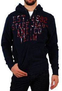 HOODIE ΜΕ ΦΕΡΜΟΥΑΡ STAFF JEANS DENNIS ΜΠΛΕ (L) HOODIE ΜΕ ΦΕΡΜΟΥΑΡ STAFF JEANS DENNIS ΜΠΛΕ (L)
