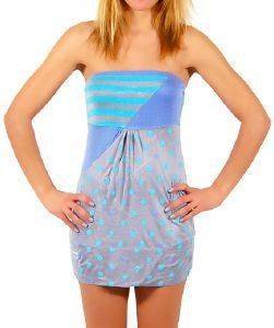 STRAPLESS TOP RAGWEAR SHORTIE ΛΙΛΑ ΓΑΛΑΖΙΟ ΠΟΥΑ (L) STRAPLESS TOP RAGWEAR SHORTIE ΛΙΛΑ ΓΑΛΑΖΙΟ ΠΟΥΑ (L)