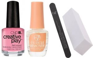ΣΕΤ ΒΕΡΝΙΚΙ ΝΥΧΙΩΝ CND CREATIVE PLAY 13.6ML ΡΟΖ + ΛΙΜΑ + BUFFER + CUTICLE REMOVER ΣΕΤ ΒΕΡΝΙΚΙ ΝΥΧΙΩΝ CND CREATIVE PLAY 13.6ML ΡΟΖ + ΛΙΜΑ + BUFFER + CUTICLE REMOVER
