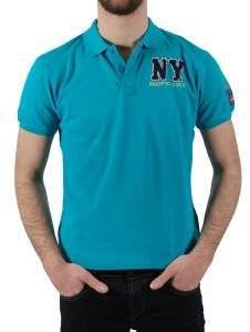 ΜΠΛΟΥΖΑ POLO STAFF JEANS PACIFIC COVE ΤΥΡΚΟΥΑΖ (L) ΜΠΛΟΥΖΑ POLO STAFF JEANS PACIFIC COVE ΤΥΡΚΟΥΑΖ (L)