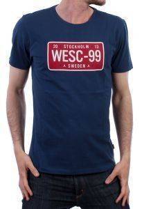 T-SHIRT WESC 99 PLATE ���� (L)