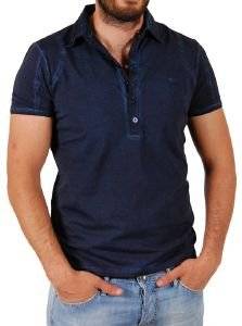 T-SHIRT POLO GAS JERSEY FADE ΜΠΛΕ (M) T-SHIRT POLO GAS JERSEY FADE ΜΠΛΕ (M)