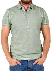 T-SHIRT POLO GAS JERSEY FADE ΠΡΑΣΙΝΟ (L) T-SHIRT POLO GAS JERSEY FADE ΠΡΑΣΙΝΟ (L)