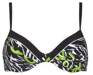 BIKINI TOP SLOGGI SWIM BLACK ZEBRA CTOW ����� (46D)