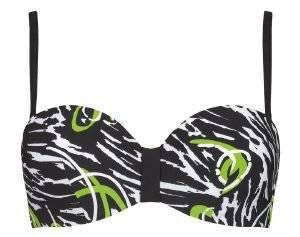 BIKINI TOP SLOGGI SWIM BLACK ZEBRA CTOWP ΜΑΥΡΟ (36B) BIKINI TOP SLOGGI SWIM BLACK ZEBRA CTOWP ΜΑΥΡΟ (36B)