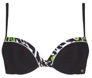 BIKINI TOP SLOGGI SWIM BLACK ZEBRA CTOWU  (38B)