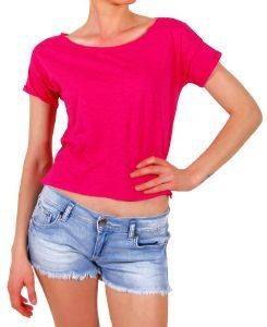 CROP TOP STAFF JEANS FERIA ΦΟΥΞΙΑ (S) CROP TOP STAFF JEANS FERIA ΦΟΥΞΙΑ (S)