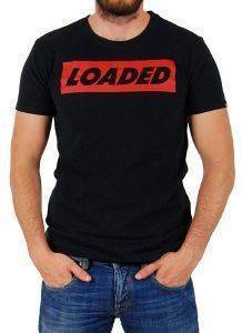 T-SHIRT TWO ANGLE LOADED ΜΑΥΡΟ (M) T-SHIRT TWO ANGLE LOADED ΜΑΥΡΟ (M)