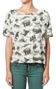T-SHIRT WESC ANIMALIS AOP ΜΕ ΣΤΑΜΠΑ ΜΠΕΖ-ΠΡΑΣΙΝΟ (M) T-SHIRT WESC ANIMALIS AOP ΜΕ ΣΤΑΜΠΑ ΜΠΕΖ-ΠΡΑΣΙΝΟ (M)