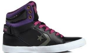  CONVERSE ALL STAR AS 12 MID LEATHER BLACK/GRAPE (EUR:37.5)