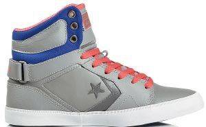 CONVERSE ΜΠΟΤΑΚΙ CONVERSE ALL STAR AS 12 MID LEATHER DRIZZLE/ROYA