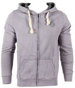 HOODIE ΜΕ ΚΟΥΚΟΥΛΑ BREAD & BUTTONS ΓΚΡΙ ΑΝΟΙΧΤΟ (M) HOODIE ΜΕ ΚΟΥΚΟΥΛΑ BREAD & BUTTONS ΓΚΡΙ ΑΝΟΙΧΤΟ (M)