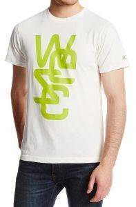 T-SHIRT WESC OVERLAY ΜΕ ΣΤΑΜΠΑ ΛΕΥΚΟ (L) T-SHIRT WESC OVERLAY ΜΕ ΣΤΑΜΠΑ ΛΕΥΚΟ (L)