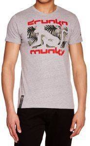 T-SHIRT DRUNKNMUNKY FERN OG ΓΚΡΙ (L) T-SHIRT DRUNKNMUNKY FERN OG ΓΚΡΙ (L)