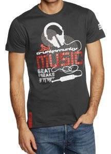 T-SHIRT DRUNKNMUNKY BEAT FREAK ΜΑΥΡΟ (XXL) T-SHIRT DRUNKNMUNKY BEAT FREAK ΜΑΥΡΟ (XXL)