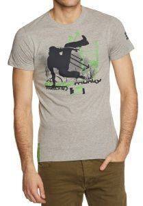 T-SHIRT DRUNKNMUNKY LEAP OF FAITH ΓΚΡΙ (S) T-SHIRT DRUNKNMUNKY LEAP OF FAITH ΓΚΡΙ (S)