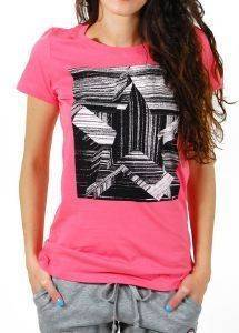 T-SHIRT CONVERSE HACKED STAR CREW ΡΟΖ (S) T-SHIRT CONVERSE HACKED STAR CREW ΡΟΖ (S)