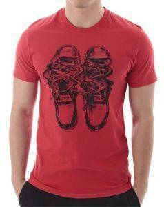 T-SHIRT CONVERSE DISTORTED CHUCK SHOE ΚΟΚΚΙΝΟ (XL) T-SHIRT CONVERSE DISTORTED CHUCK SHOE ΚΟΚΚΙΝΟ (XL)