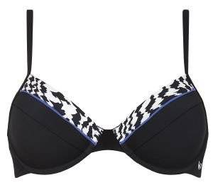 BIKINI TOP SLOGGI SWIM BLACK PEPITA CTOW  (44D)