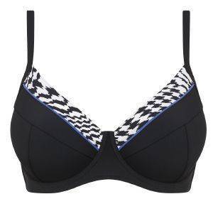 BIKINI TOP SLOGGI SWIM BLACK PEPITA CTOW BIG ΜΑΥΡΟ (42F) BIKINI TOP SLOGGI SWIM BLACK PEPITA CTOW BIG ΜΑΥΡΟ (42F)