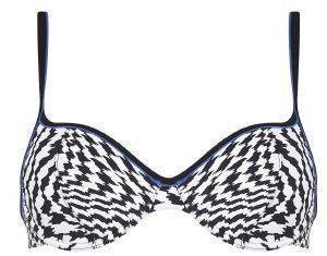 BIKINI TOP SLOGGI SWIM BLACK PEPITA CTOWP ����� (38C)