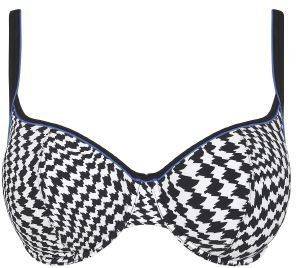 BIKINI TOP SLOGGI SWIM BLACK PEPITA CTOWP BIG ����� (40E)