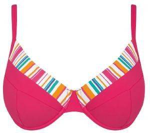 BIKINI TOP SLOGGI SWIM PINK SUMMER CTOW BIG ΡΟΖ (38E) BIKINI TOP SLOGGI SWIM PINK SUMMER CTOW BIG ΡΟΖ (38E)