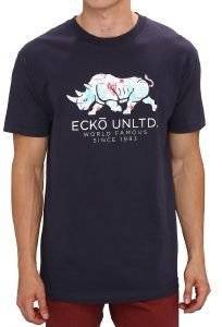 T-SHIRT ECKO UNLTD TRAVELLING RHINO ΣΚΟΥΡΟ ΜΠΛΕ T-SHIRT ECKO UNLTD TRAVELLING RHINO ΣΚΟΥΡΟ ΜΠΛΕ