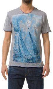 T-SHIRT GAS ALOHI/S ΓΚΡΙ (M) T-SHIRT GAS ALOHI/S ΓΚΡΙ (M)