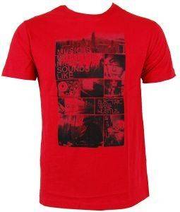 T-SHIRT STOMP ΜΕ ΣΤΑΜΠΑ MUSIC ΚΟΚΚΙΝΟ (M) T-SHIRT STOMP ΜΕ ΣΤΑΜΠΑ MUSIC ΚΟΚΚΙΝΟ (M)