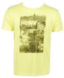 T-SHIRT STOMP ΜΕ ΣΤΑΜΠΑ MUSIC ΚΙΤΡΙΝΟ (M) T-SHIRT STOMP ΜΕ ΣΤΑΜΠΑ MUSIC ΚΙΤΡΙΝΟ (M)