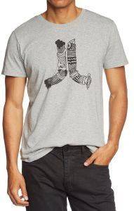 T-SHIRT WESC SMOKING ICON ΓΚΡΙ ΜΕΛΑΝΖΕ (XL) T-SHIRT WESC SMOKING ICON ΓΚΡΙ ΜΕΛΑΝΖΕ (XL)