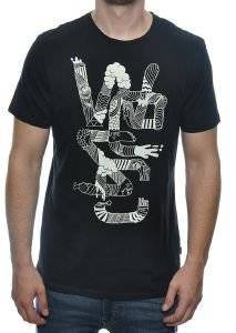 T-SHIRT WESC SMOKING OVERLAY  (L)